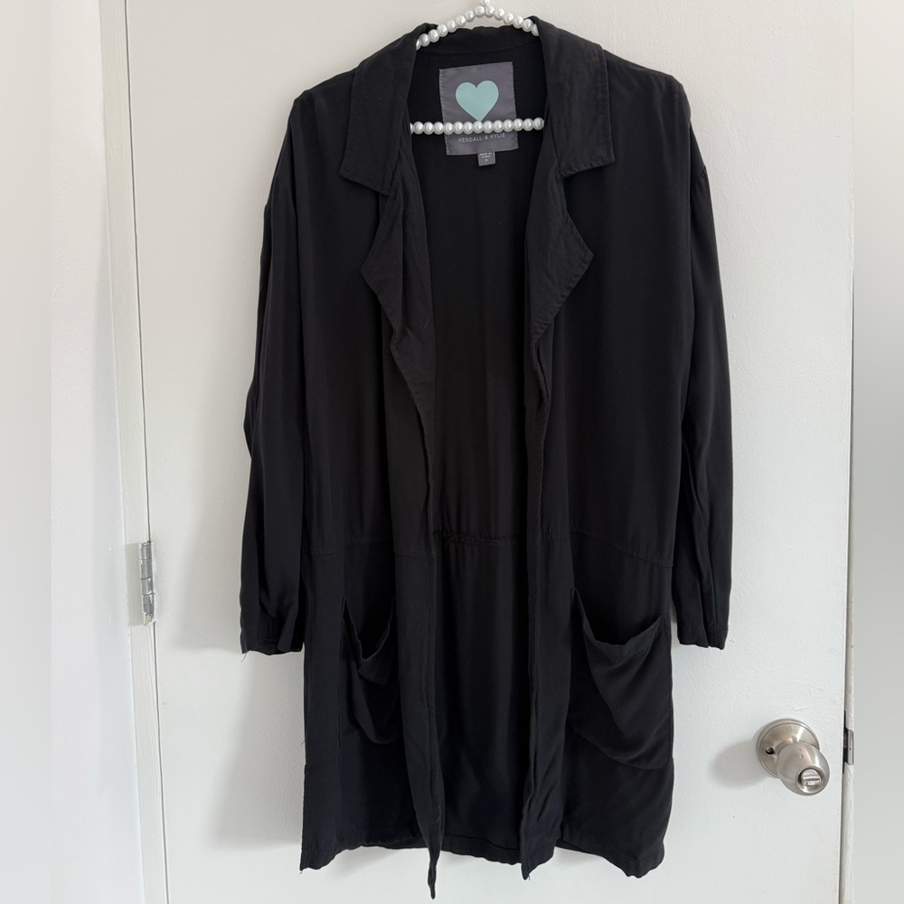 Kendall & Kylie Black Open Front Cardigan